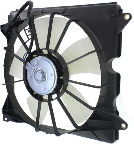 Honda Driver Side Cooling Fan Assembly-Single fan, Radiator Fan | Replacement REPH160973