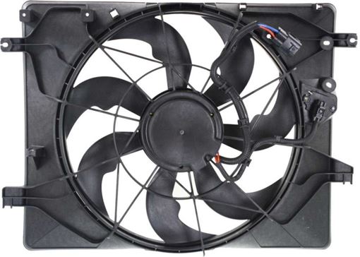 Hyundai Cooling Fan Assembly-Single fan, Radiator Fan | Replacement ...