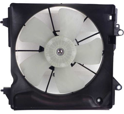 Honda Driver Side Cooling Fan Assembly-Single fan, Radiator Fan | Replacement REPH160986