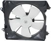 Honda Passenger Side Cooling Fan Assembly-Single fan, A/C Condenser Fan | Replacement REPH190502