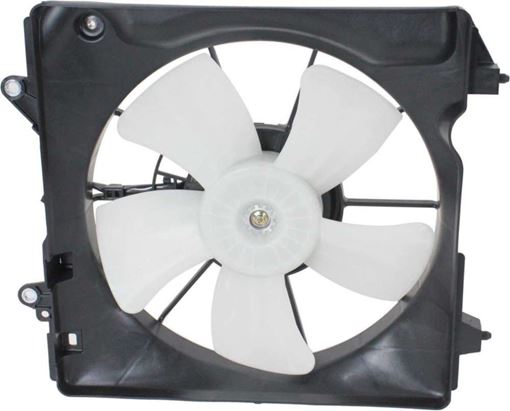 Honda Passenger Side Cooling Fan Assembly-Single fan, A/C Condenser Fan | Replacement REPH190502