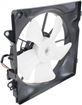 Honda Passenger Side Cooling Fan Assembly-Single fan, A/C Condenser Fan | Replacement REPH190502