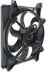 Kia Driver Side Cooling Fan Assembly-Single fan, Radiator Fan | Replacement REPK160918