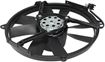 Mercedes Benz Driver Side Cooling Fan Assembly-Single fan, A/C Condenser Fan | Replacement REPM160910