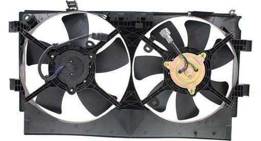 Mitsubishi Driver Side Cooling Fan Assembly-Dual fan, Radiator Fan | Replacement REPM160926