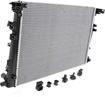 Chrysler, Jeep Radiator, Chrysler 200 15-17/Cherokee 14-18 Radiator, 2.4L/3.6L Eng, Single Fan | Replacement P13400