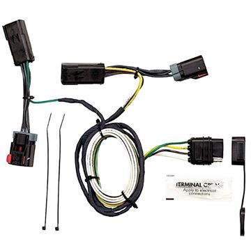 Plug-In Wiring Harness,  4-Pole Flat Trailer Connector, Hopkins 42235