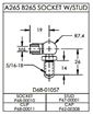 27.87" 100 lbs. Leer Gas Prop Suspa C16-24217 C1624217